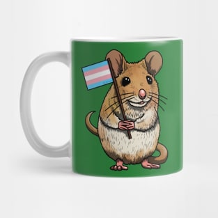 Mouse With Trans Flag Mug